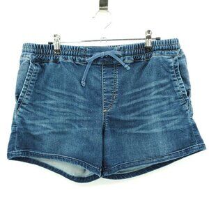 Joe's Jeans Pull On Denim Jogger Shorts 30 Abril Blue